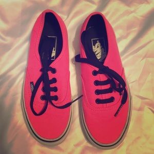 Neon Pink Vans